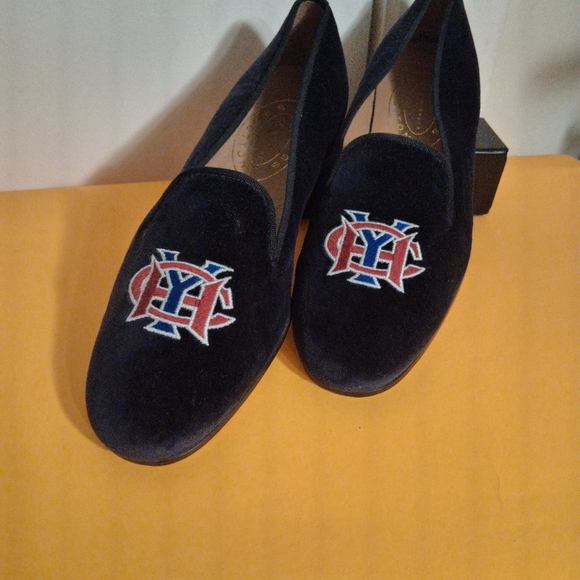 Stubbs & Wootton Blue  Velvet Slippers Men\'s US 9.5 New! main image 12